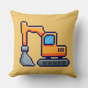 Pixel Digger Quadratisches Akzentkissen Kissen