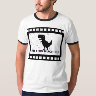 Pixel Dino Veteran - Ich bin so alt - Retro T-Shirt