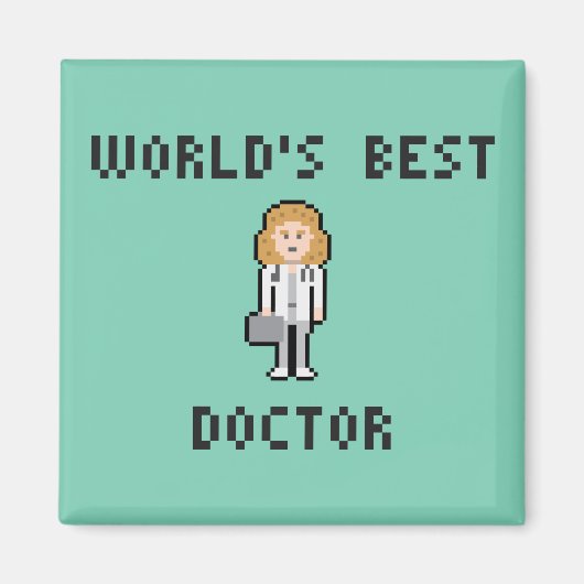 Pixel Doctor Magnet (Vorne)