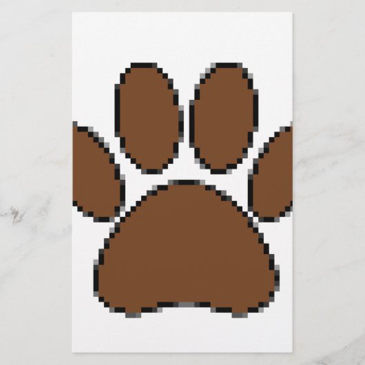 Pixel Dog PW Print Briefpapier (Vorderseite)