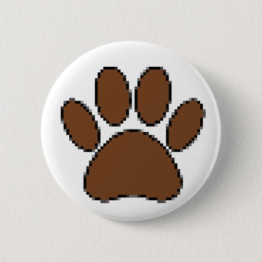 Pixel Dog PW Print Button (Vorderseite)
