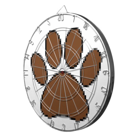 Pixel Dog PW Print Dartscheibe (Vorderseite rechts)