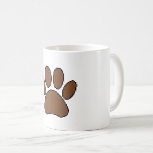 Pixel Dog PW Print Kaffeetasse (VorderseiteRechts)