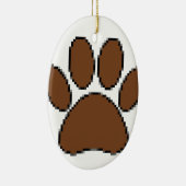 Pixel Dog PW Print Keramikornament (Rechts)
