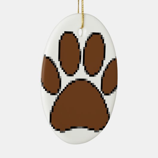 Pixel Dog PW Print Keramikornament (Rechts)