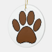 Pixel Dog PW Print Keramikornament (Links)