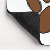 Pixel Dog PW Print Mousepad (Ecke)