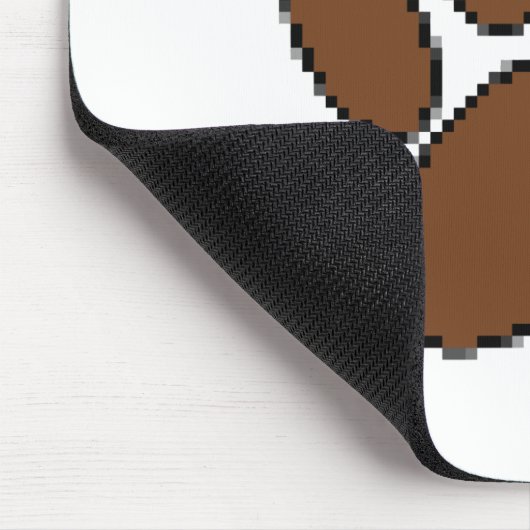 Pixel Dog PW Print Mousepad (Ecke)