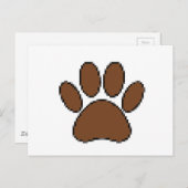 Pixel Dog PW Print Postkarte (Vorne/Hinten)