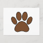 Pixel Dog PW Print Postkarte (Vorderseite)