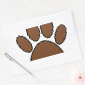 Pixel Dog PW Print Rechteckiger Aufkleber (Umschlag)