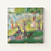 Pixel dot "La Grande Jatte" Notizblock (Rückseite)