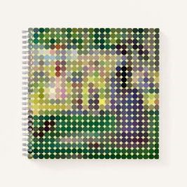 Pixel dot "La Grande Jatte" Notizblock
