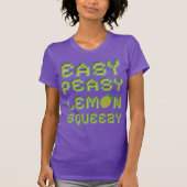 Pixel Easy Peasy Lemon Squeezy Gamer T-Shirt (Vorderseite)