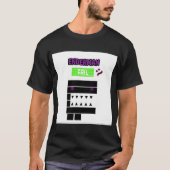 Pixel Enderman Versage Shirt - Funny Gamer Retro T (Vorderseite)