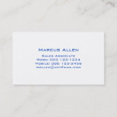 Pixel-Erde Visitenkarte (Rückseite)