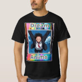 Pixel Face Dream Anime T-Shirt (Vorderseite)