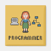 Pixel Female Programmmagnet Magnet (Vorne)