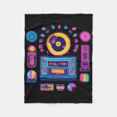 Pixel Fleecedecke (Vorderseite)