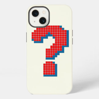 Pixel Fragezeichen - Retro Gaming Art iPhone 13 Hülle