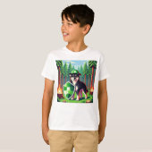Pixel Friends: Waldschutz (Hund) #02 T-Shirt (Vorne ganz)