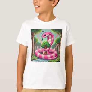 Pixel Friends: Waldschutz (rosa Schlange) #23 T-Shirt