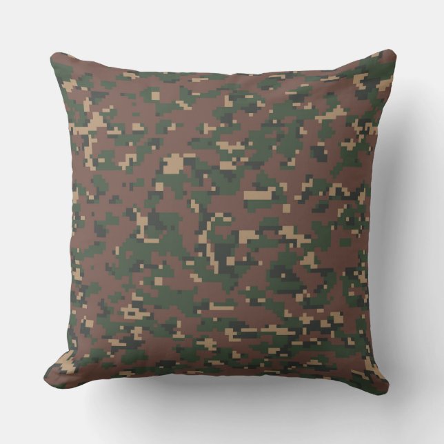 Pixel für digitale Camouflage Kissen (Vorderseite)