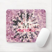 Pixel für geometrische Fliesen des Mosaikbodens Mousepad (Mit Mouse)