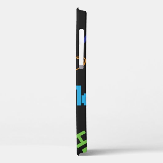 Pixel Game Style: Abstrakt nahtlos. Case-Mate iPhone Hülle (Rückseite / Links)