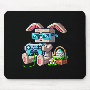 Pixel-Gamer-Hase Ostern für Kinder, Jugendliche un Mousepad