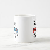 Pixel-Gamer-Hochzeitskunst Kaffeetasse (Mittel)
