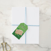 Pixel Gamer Party Vielen Dank Tag Geschenkanhänger (Mit Garn)