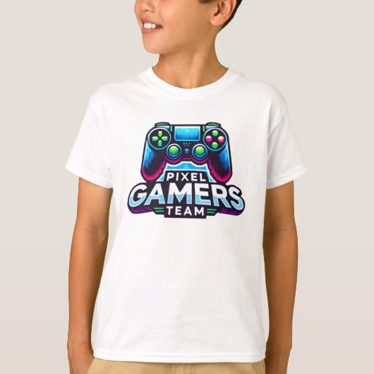 Pixel-Gamer-Team T-Shirt (Vorderseite)