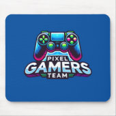 Pixel Gamers Team - Blue Gamer Mousepad (Vorne)