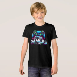 Pixel Gamers Team - Future Gamer Kids Tri-Blend Shirt