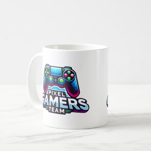 Pixel Gamers Team - Future Pro Gamer Kaffeetasse (Vorderseite Links)