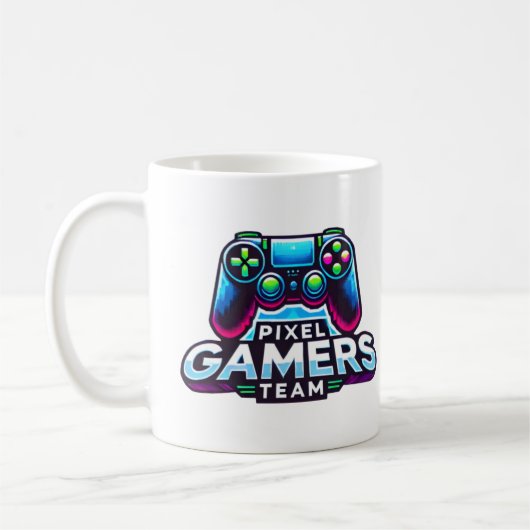 Pixel Gamers Team - Future Pro Gamer Kaffeetasse (Links)