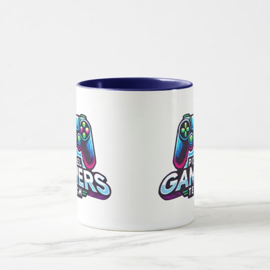 Pixel Gamers Team - Level Up Tasse (Zentrum)