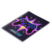 Pixel Gaming-Controller-Notebook - Bearbeitungsnam Notizblock (Linke Seite)