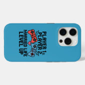 Pixel Gaming Couple Level Up Design Case-Mate iPhone Hülle (Rückseite (Horizontal))