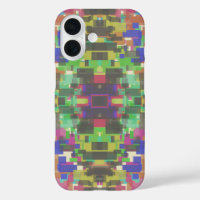 Pixel, Gemustert über den Farben des Regenbogens