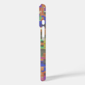 Pixel, Gemustert über den Farben des Regenbogens Case-Mate iPhone Hülle (Rückseite / Links)