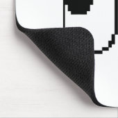 Pixel Ghost Eyes Halloween Game Group-Kostüm Mousepad (Ecke)