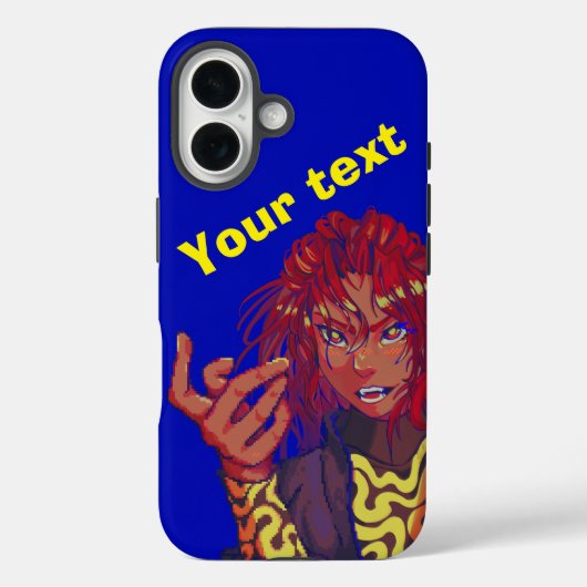 Pixel girl changing Case-Mate iPhone hülle (Rückseite)