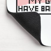 Pixel Glitch Chat - Funny Retro Gamer Mousepad (Ecke)