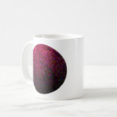 Pixel Glitch Red Kaffeetasse (Vorderseite Links)