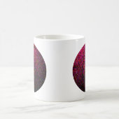 Pixel Glitch Red Kaffeetasse (Mittel)