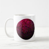 Pixel Glitch Red Kaffeetasse (Links)