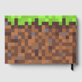Pixel-Gras-Gamer-Geburtstag  Gästebuch (Rückseite)