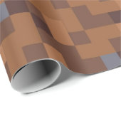 Pixel-Gras-Gamer-Geburtstag  Geschenkpapier (Rolleneckpunkt)